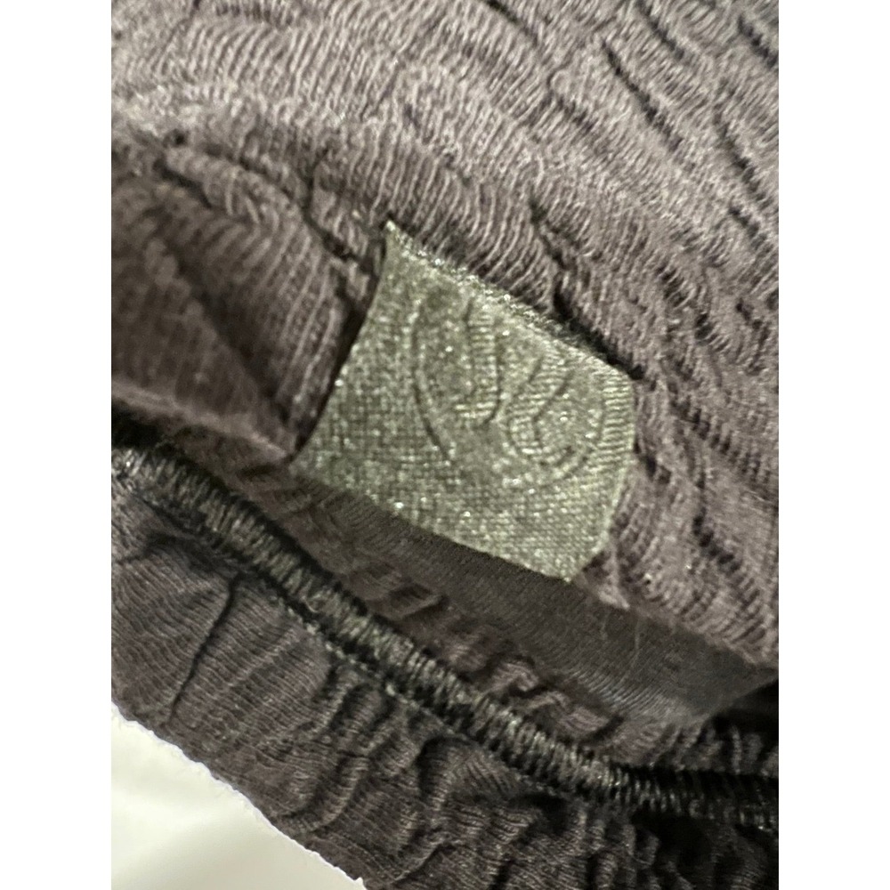 LULULEMON Rippled Full Zip Jacket Black Sz 12 - Picture 4 of 4